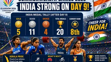 ബുള്ളറ്റ് സ്പീഡിൽ മെഡലുകൾ! 🏅 CWG Day 9-ൽ കേരള താരങ്ങൾ ചരിത്രത്തിലേക്ക്!